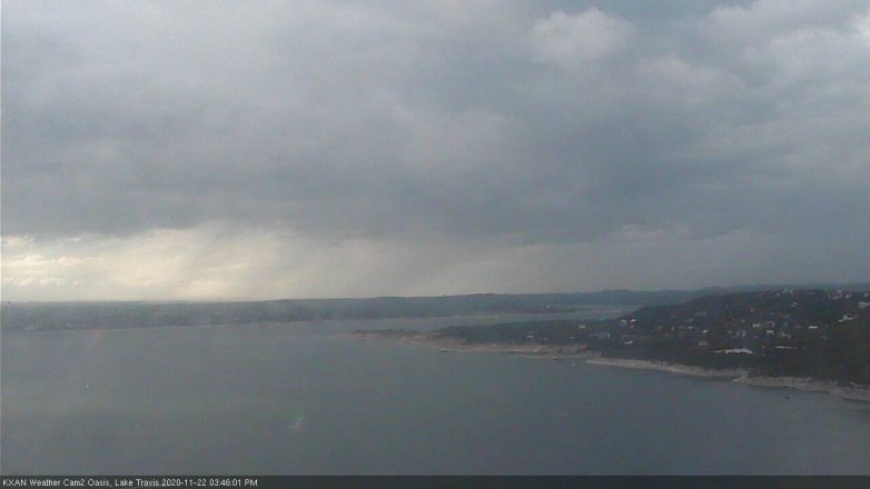 Lake Travis webcam, November 22, 2020 3:45 PM CT