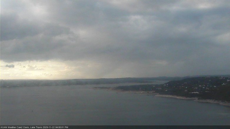 Lake Travis webcam, November 22, 2020 4:00 PM CT