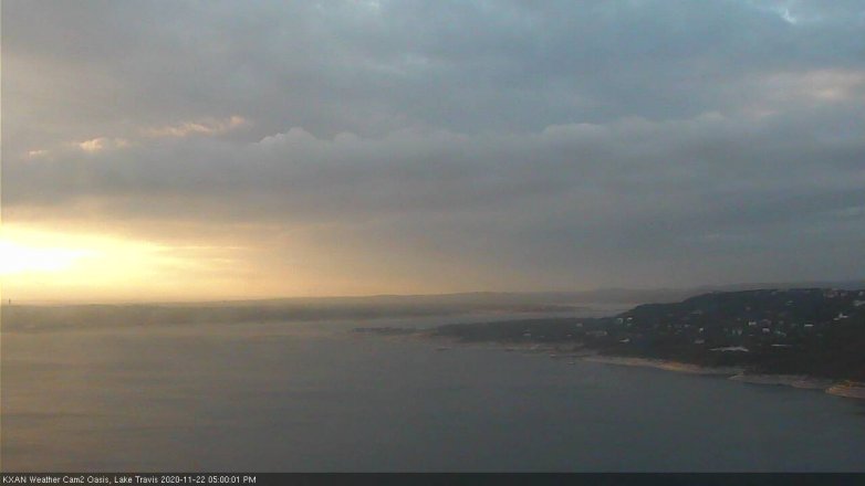 Lake Travis webcam, November 22, 2020 5:00 PM CT