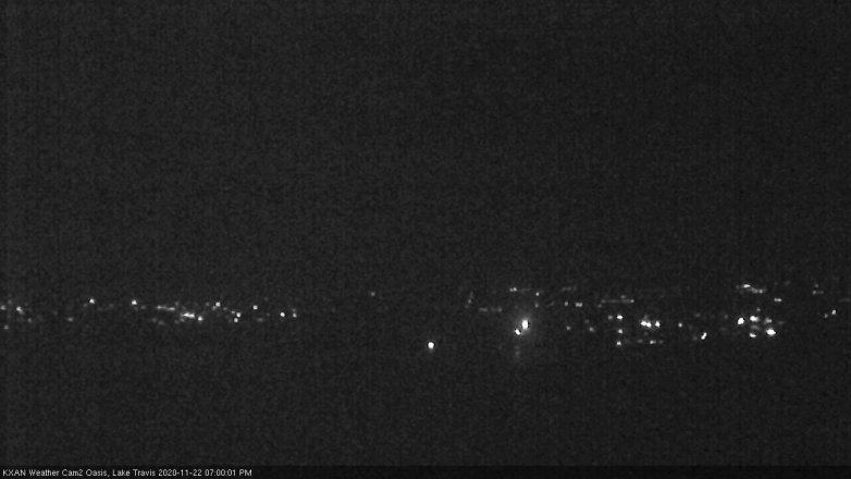 Lake Travis webcam, November 22, 2020 7:00 PM CT