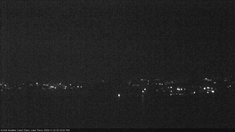 Lake Travis webcam, November 22, 2020 7:25 PM CT