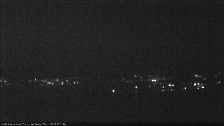 Lake Travis webcam, November 22, 2020 8:25 PM CT