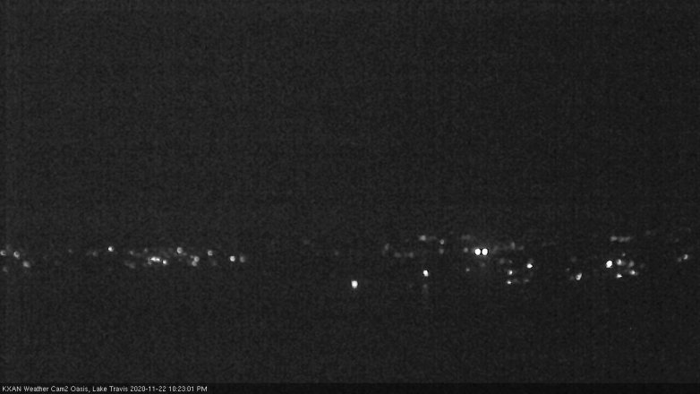 Lake Travis webcam, November 22, 2020 10:25 PM CT