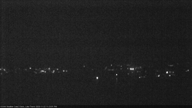 Lake Travis webcam, November 22, 2020 11:25 PM CT