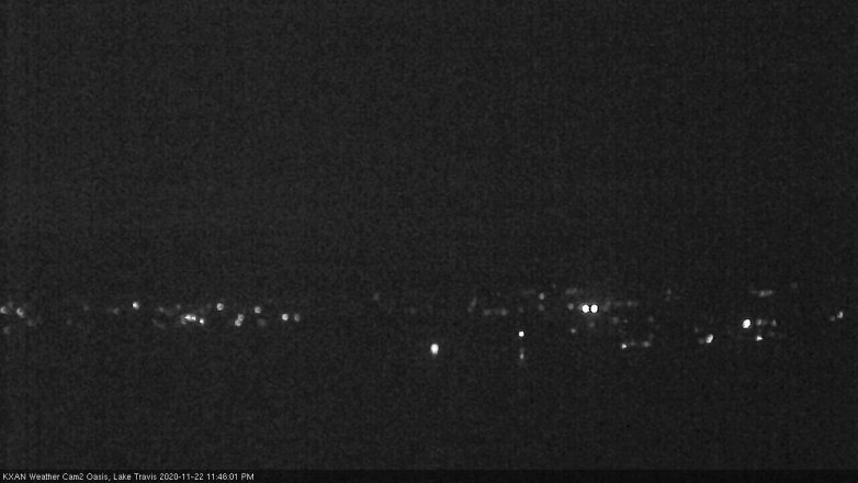 Lake Travis webcam, November 22, 2020 11:45 PM CT