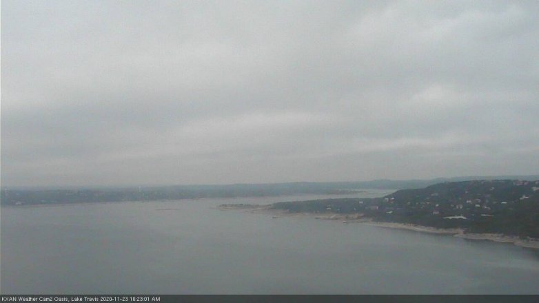 Lake Travis webcam, November 23, 2020 10:25 AM CT