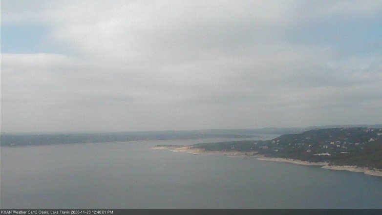 Lake Travis webcam, November 23, 2020 12:45 PM CT
