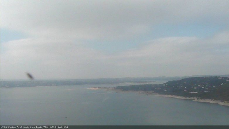 Lake Travis webcam, November 23, 2020 1:00 PM CT