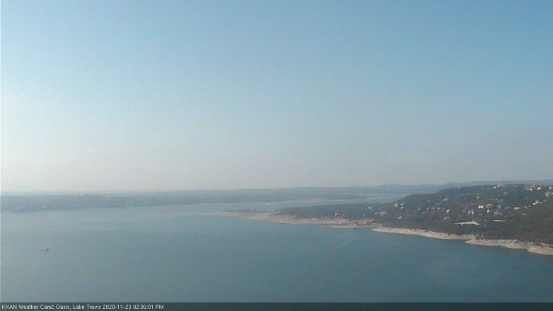 Lake Travis webcam, November 23, 2020 2:00 PM CT