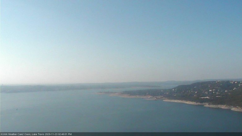 Lake Travis webcam, November 23, 2020 2:45 PM CT