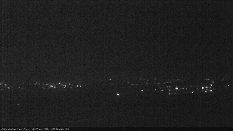 Lake Travis webcam, November 23, 2020 6:45 PM CT