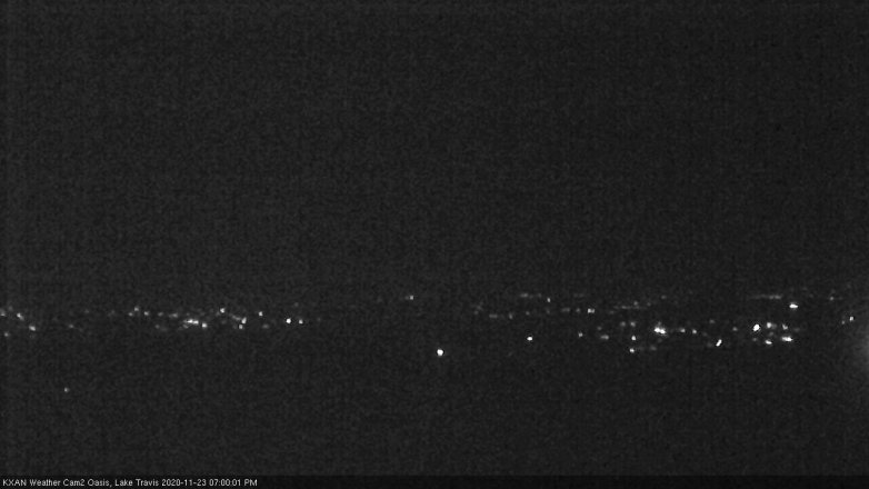 Lake Travis webcam, November 23, 2020 7:00 PM CT