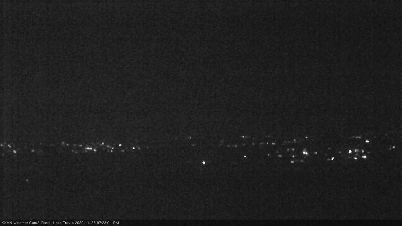 Lake Travis webcam, November 23, 2020 7:25 PM CT