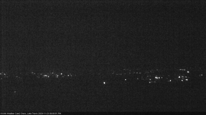 Lake Travis webcam, November 23, 2020 8:00 PM CT