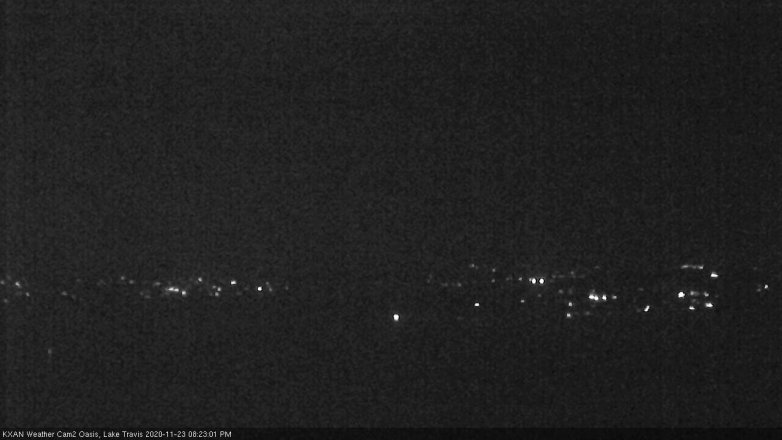 Lake Travis webcam, November 23, 2020 8:25 PM CT