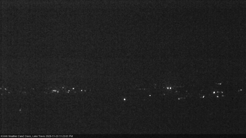 Lake Travis webcam, November 23, 2020 11:25 PM CT