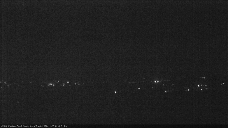 Lake Travis webcam, November 23, 2020 11:45 PM CT