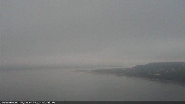 Lake Travis webcam, November 24, 2020 9:25 AM CT