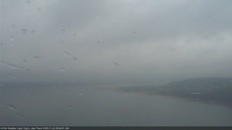 Lake Travis webcam, November 24, 2020 9:45 AM CT