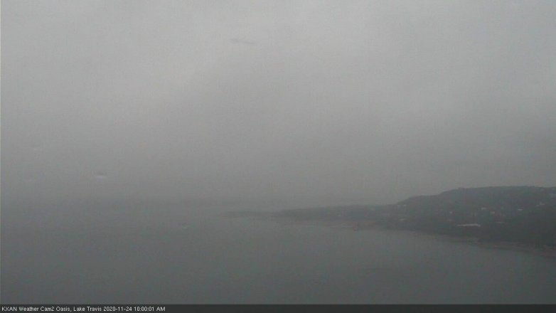 Lake Travis webcam, November 24, 2020 10:00 AM CT
