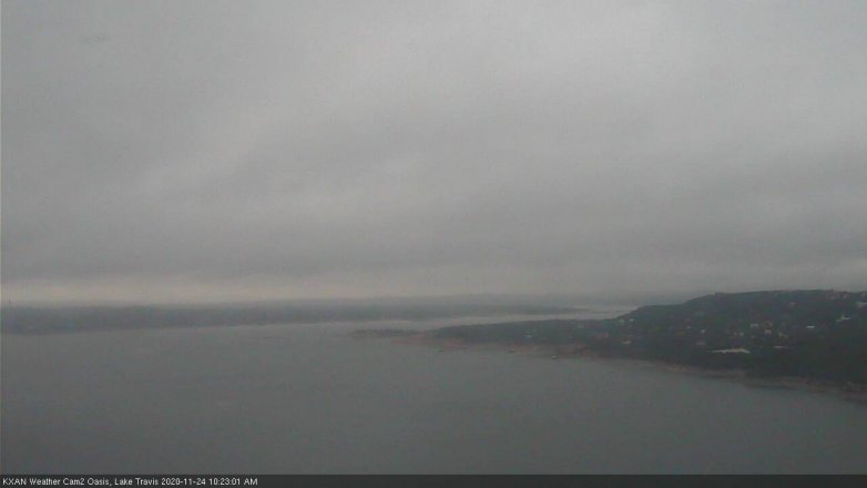 Lake Travis webcam, November 24, 2020 10:25 AM CT