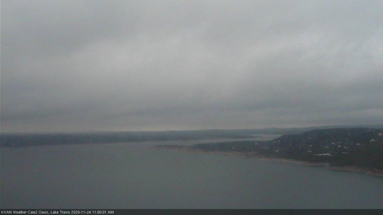 Lake Travis webcam, November 24, 2020 11:00 AM CT