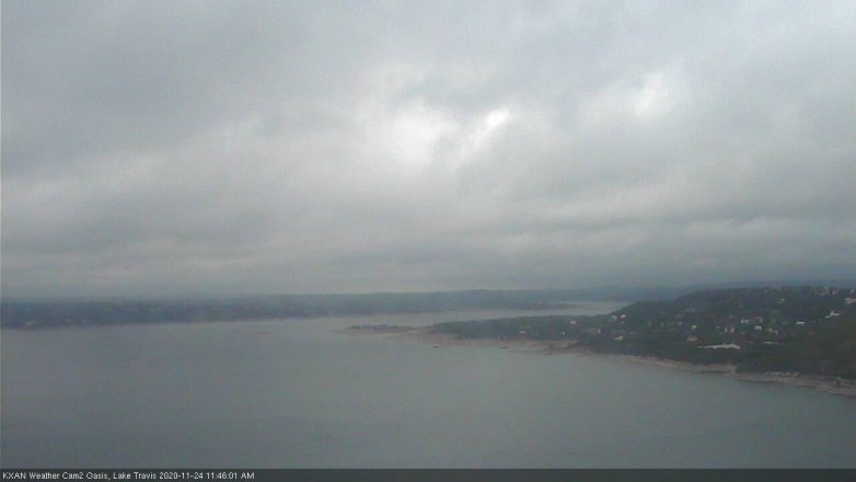 Lake Travis webcam, November 24, 2020 11:45 AM CT