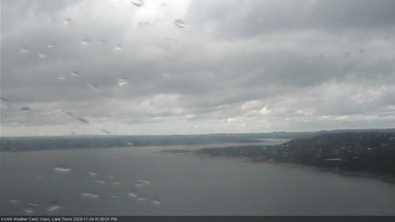 Lake Travis webcam, November 24, 2020 1:00 PM CT