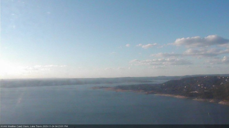 Lake Travis webcam, November 24, 2020 4:25 PM CT