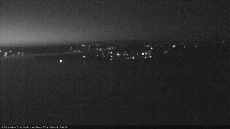 Lake Travis webcam, November 24, 2020 6:25 PM CT