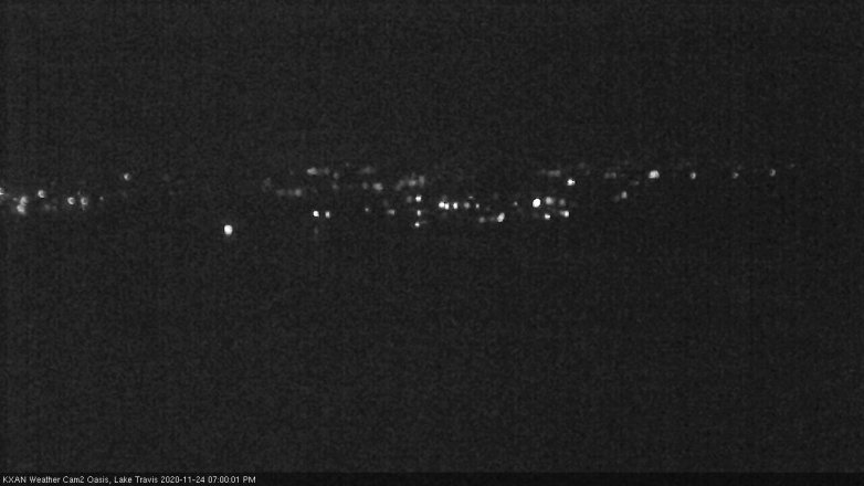 Lake Travis webcam, November 24, 2020 7:00 PM CT
