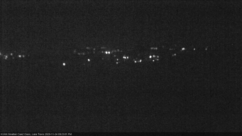Lake Travis webcam, November 24, 2020 9:25 PM CT