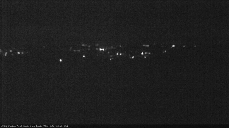 Lake Travis webcam, November 24, 2020 10:25 PM CT