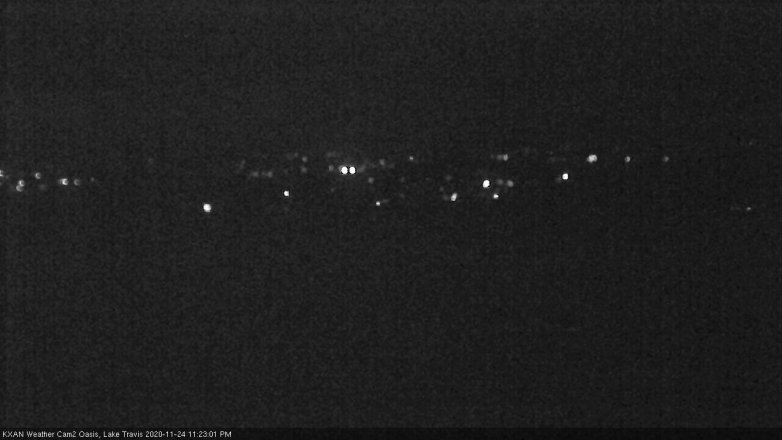 Lake Travis webcam, November 24, 2020 11:25 PM CT
