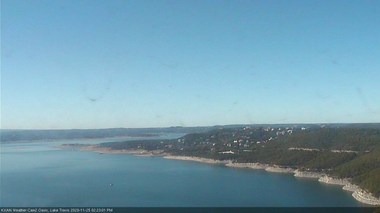 Lake Travis webcam, November 25, 2020 2:25 PM CT