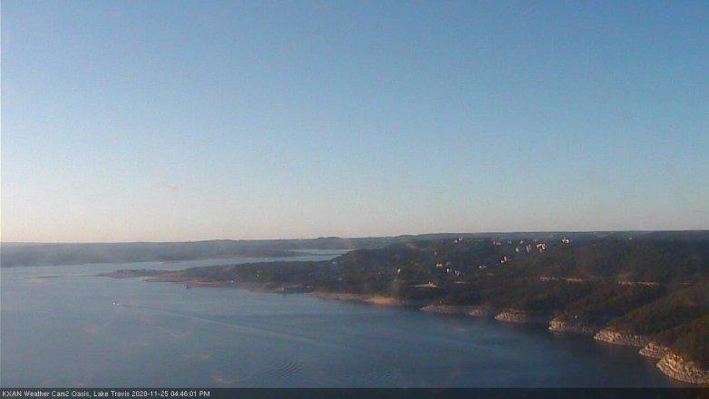 Lake Travis webcam, November 25, 2020 4:45 PM CT