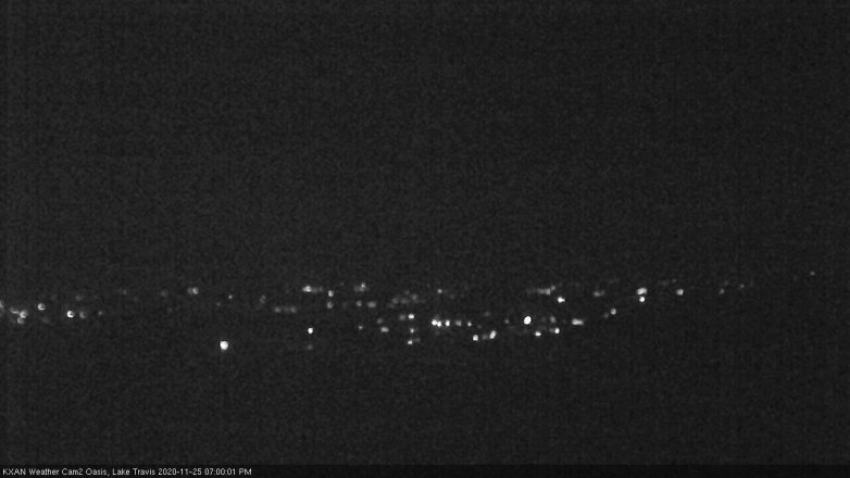Lake Travis webcam, November 25, 2020 7:00 PM CT
