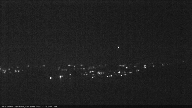 Lake Travis webcam, November 25, 2020 7:25 PM CT