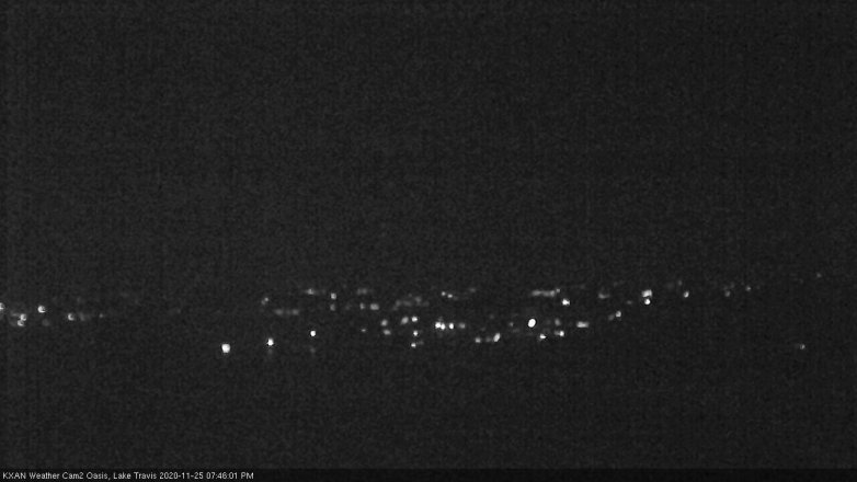 Lake Travis webcam, November 25, 2020 7:45 PM CT