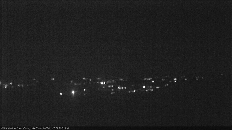 Lake Travis webcam, November 25, 2020 8:25 PM CT