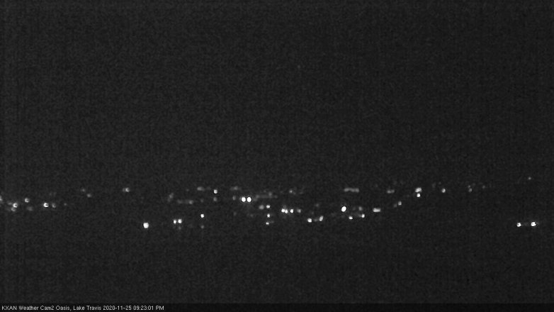 Lake Travis webcam, November 25, 2020 9:25 PM CT