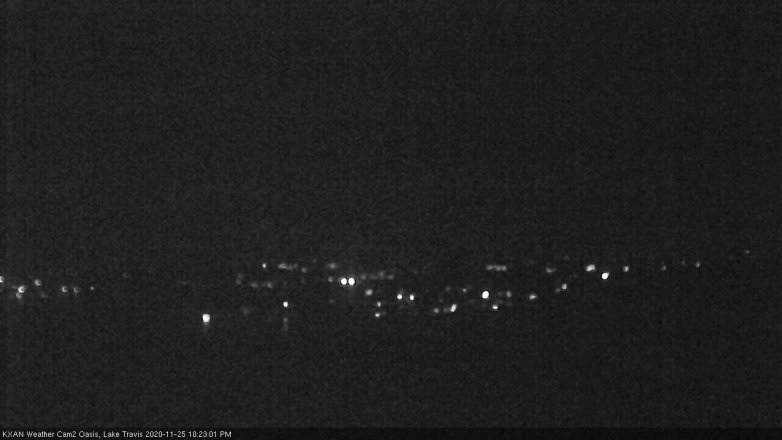Lake Travis webcam, November 25, 2020 10:25 PM CT
