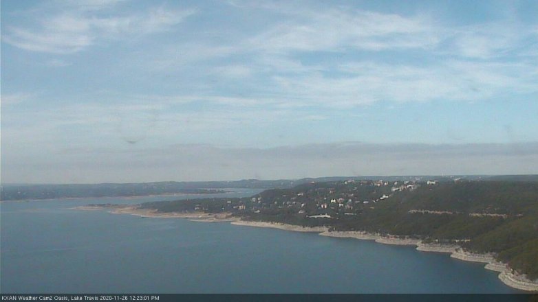 Lake Travis webcam, November 26, 2020 12:25 PM CT