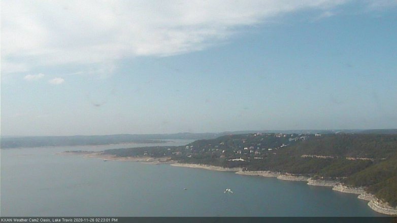 Lake Travis webcam, November 26, 2020 2:25 PM CT