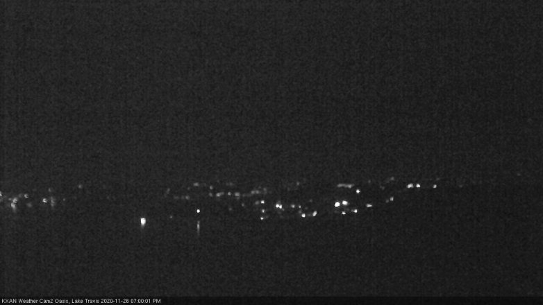 Lake Travis webcam, November 26, 2020 7:00 PM CT