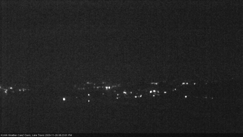 Lake Travis webcam, November 26, 2020 8:25 PM CT