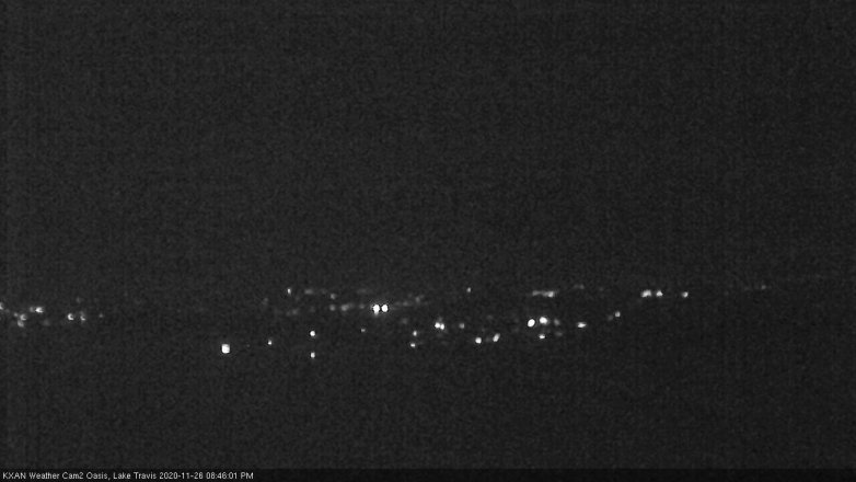 Lake Travis webcam, November 26, 2020 8:45 PM CT