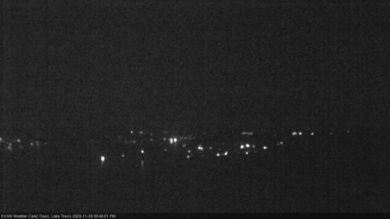 Lake Travis webcam, November 26, 2020 9:45 PM CT