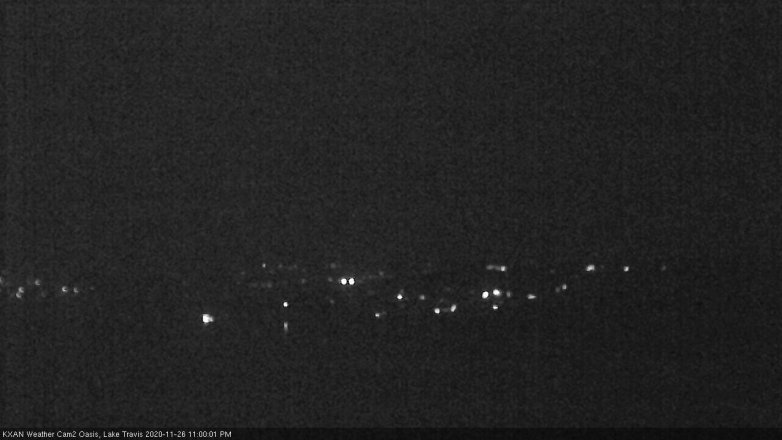 Lake Travis webcam, November 26, 2020 11:00 PM CT