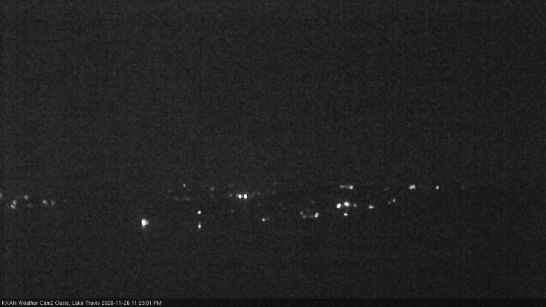 Lake Travis webcam, November 26, 2020 11:25 PM CT
